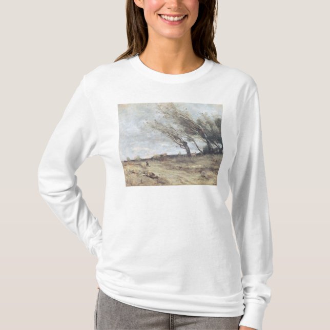 The Gust of Wind, c.1865-70 T-Shirt (Front)