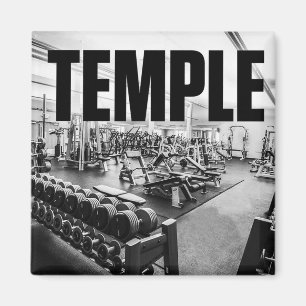 The Gym Is My TEMPLE - Bodybuilding Motivational Magnet