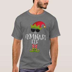The Gymnast Elf Costume Matching Family Group Chri T-Shirt