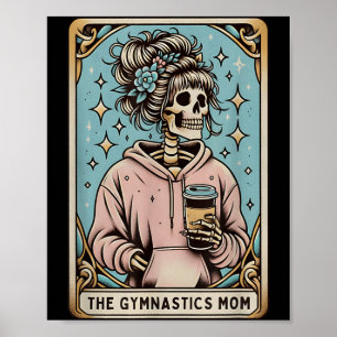 The Gymnastics Mama Tarot Card Funny Halloween Poster