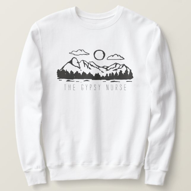 The Gypsy Nurse Mountain Sweat Shirt (Design Front)