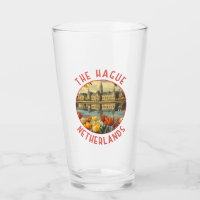 The Hague Netherlands Retro Distressed Circle