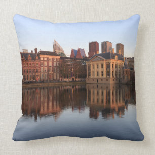 The Hague skyline in the Netherlands Cushion
