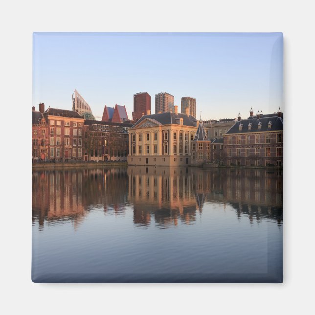 The Hague skyline in the Netherlands Magnet (Front)