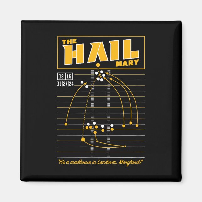The Hail Mary - Washington  Magnet (Front)