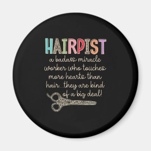 The Hairapist Hairdresser Definition Funny Hair St Magnet