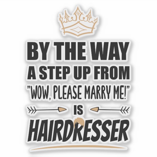 The Hairdresser is the Ultimate in Appeal. Gift (Front)