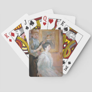 The Hairstylist (by Berthe Morisot) Playing Cards