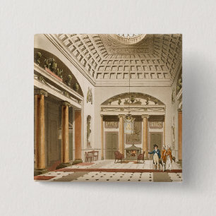 The Hall, Carlton House 15 Cm Square Badge