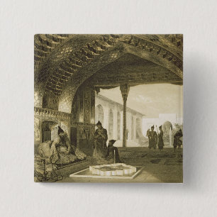 The Hall of Mirrors in the Palace of the Sardar of 15 Cm Square Badge