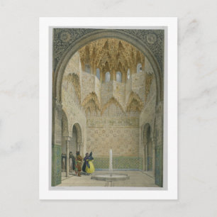 The Hall of the Abencerrages, the Alhambra, Granad Postcard