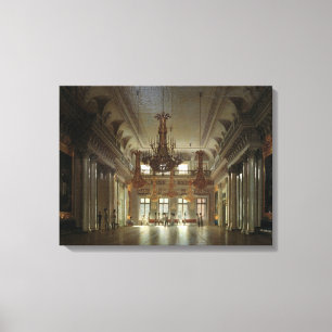 The Hall of the Field Marshal in the Winter Canvas Print