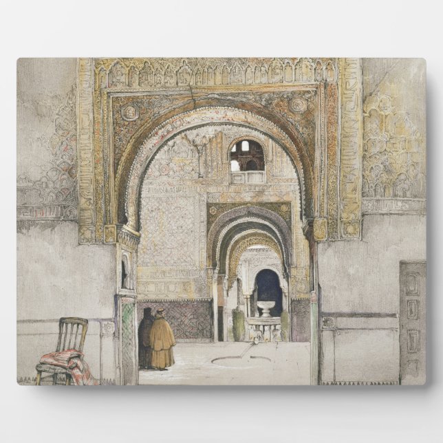 The Hall of the Two Sisters (Sala de las dos Herma Plaque (Front)