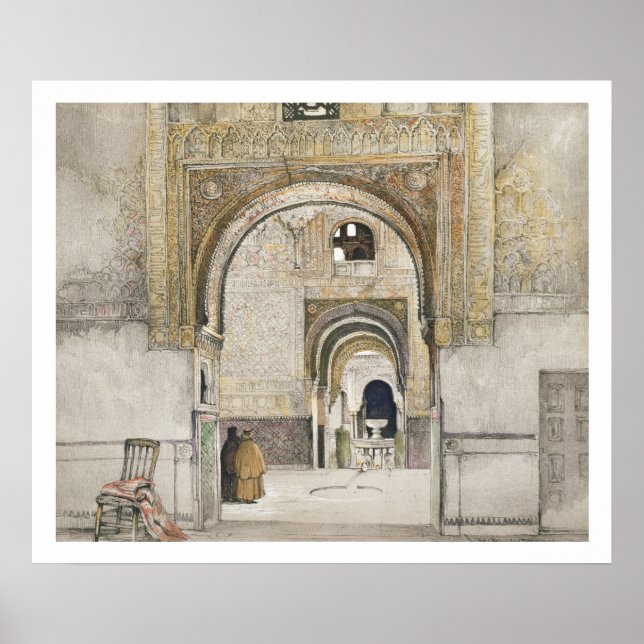 The Hall of the Two Sisters (Sala de las dos Herma Poster (Front)