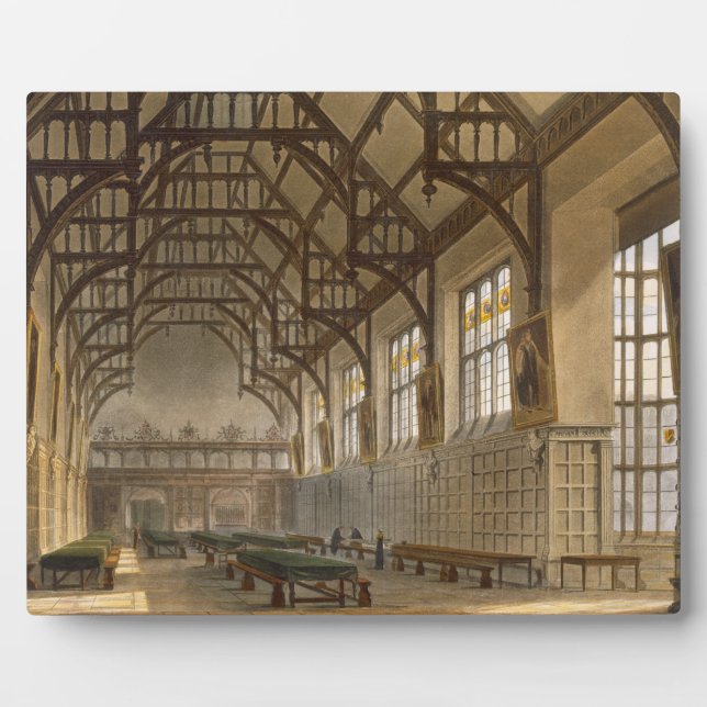 The Hall of Trinity College, Cambridge, from 'The Plaque (Front)