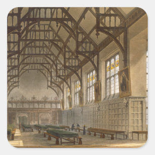 The Hall of Trinity College, Cambridge, from 'The Square Sticker