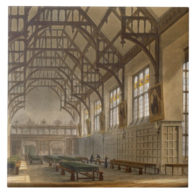The Hall of Trinity College, Cambridge, from 'The Tile (Front)
