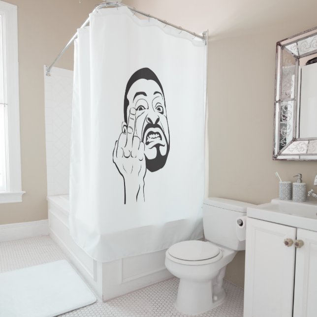 The Hallo of Koksmann Shower Curtain (In Situ)