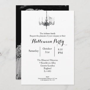 the Halloween Ball (Noir) Invitation
