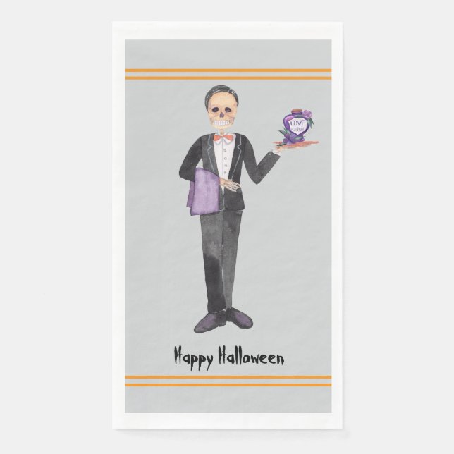 The Halloween Butler Napkin (Front)