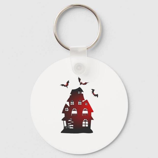 the halloween design key ring (Front)