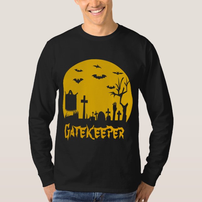 The Halloween Gatekeeper Mens Long Sleeve  T-Shirt (Front)