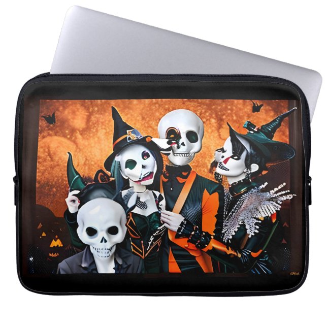 The Halloween Holdouts Laptop Sleeve (Front)