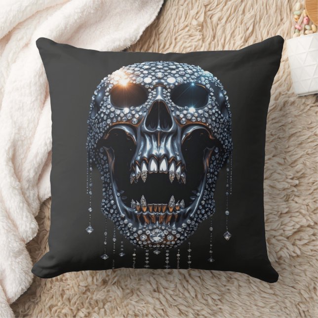 The Halloween "Spooky Bling" Cushion (Blanket)