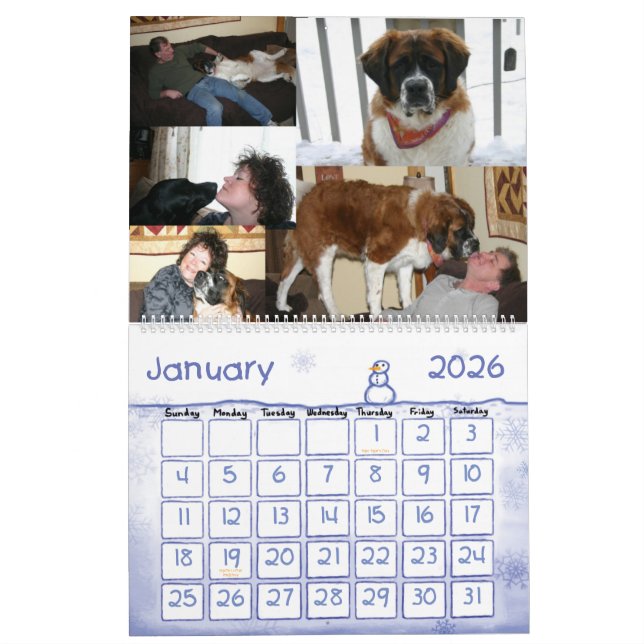 The Hall's 2012 Calendar (Jan 2026)