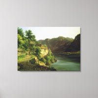 The Hallstatter Lake, 1824 (oil on canvas)