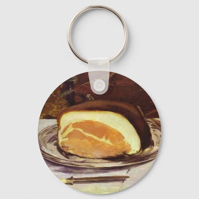 The Ham by Edward Manet Key Ring (Front)