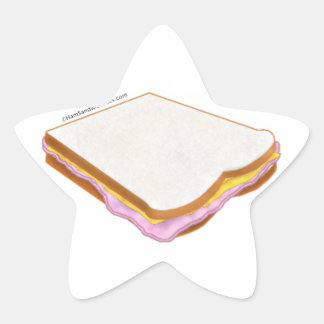 The Ham Sandwich Star Sticker
