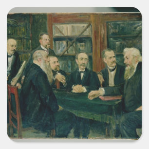 The Hamburg Convention of Professors, 1906 Square Sticker