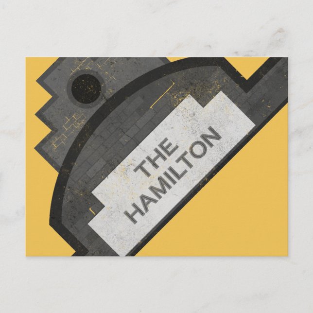 the hamilton signage postcard (Front)
