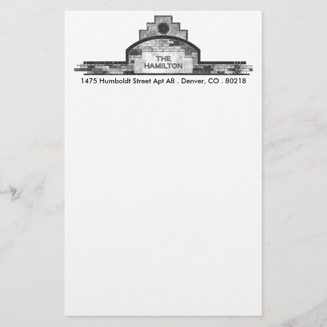 the hamilton stationery (Front)