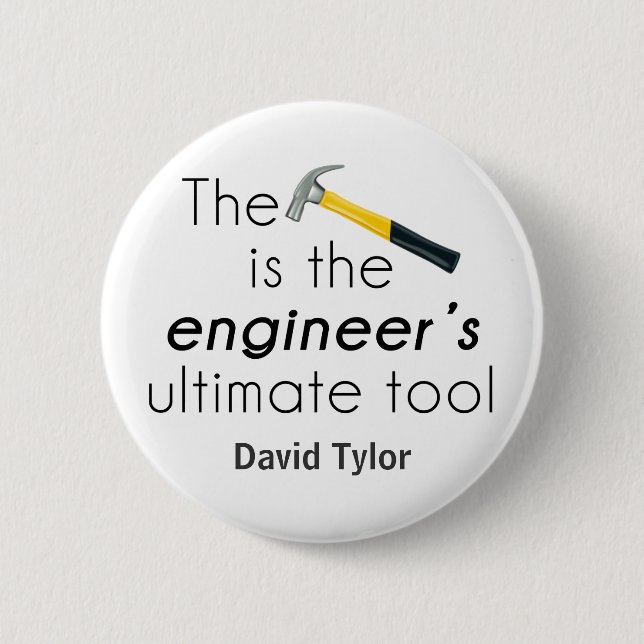 The Hammer 6 Cm Round Badge (Front)