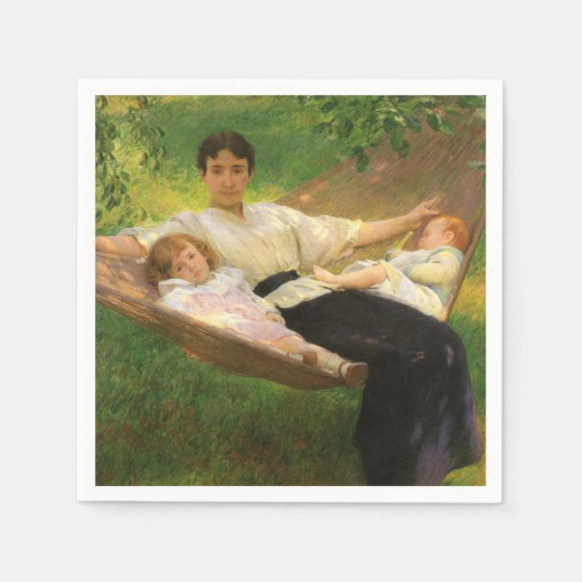 The Hammock (by Joseph DeCamp) Napkin (Front)