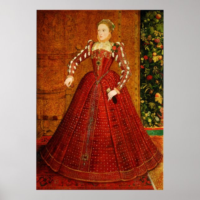 The Hampden Portrait of Elizabeth I of England Poster (Front)