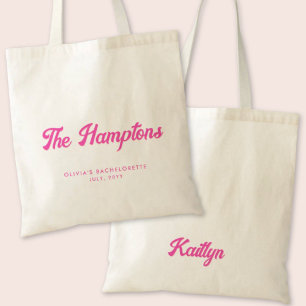 The Hamptons Bachelorette Party Personalised Tote