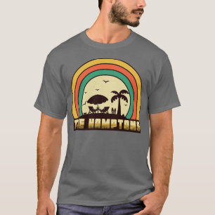 The Hamptons Beach Retro Sunset Style 1 T-Shirt