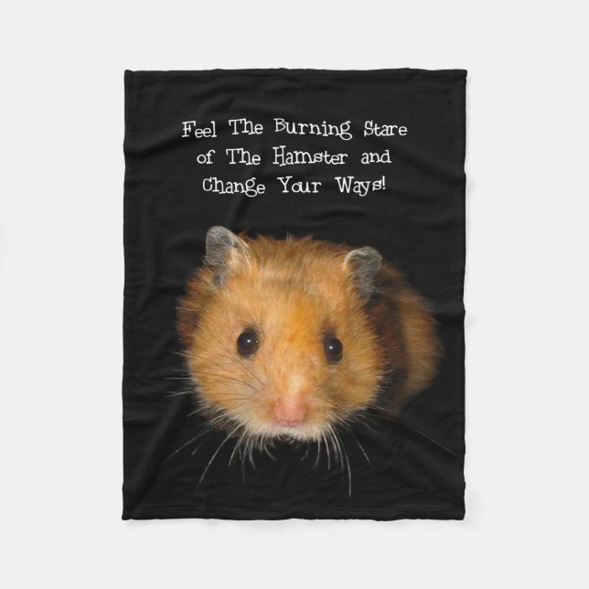 The Hamster Fleece Blanket (Front)