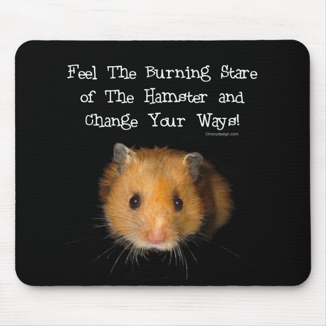 The Hamster Mouse Pad (Front)