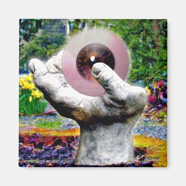 The Hand Digital Photography Magnet (Front)