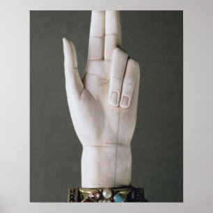 The Hand of Justice, from the Treasure of St. Deni Poster