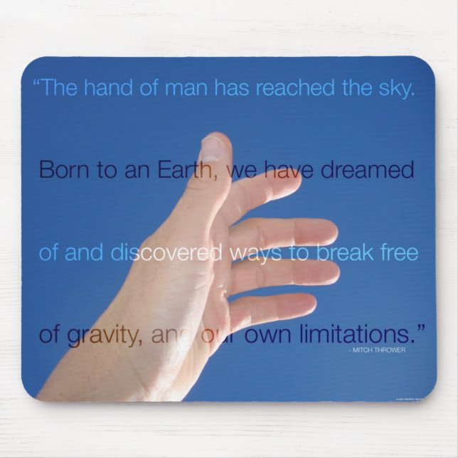 the hand of man mouse pad (Front)