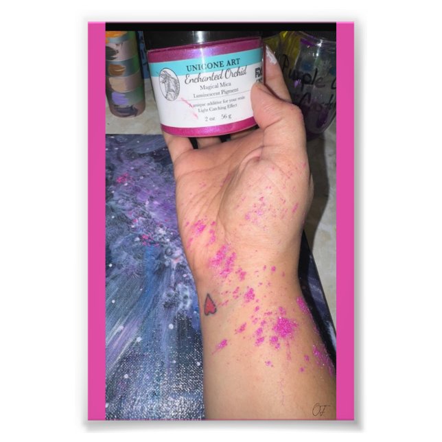 The Hand That Micas Photo Print (Front)