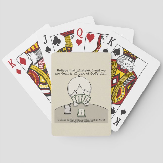 The Hand We're Dealt Playing Cards (Back)