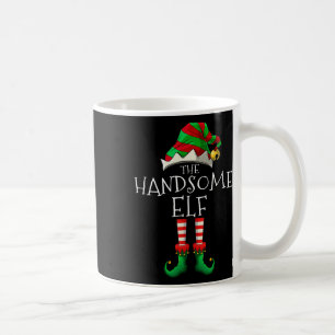 The Handsome Elf Christmas Family Matching Xmas Gr Coffee Mug