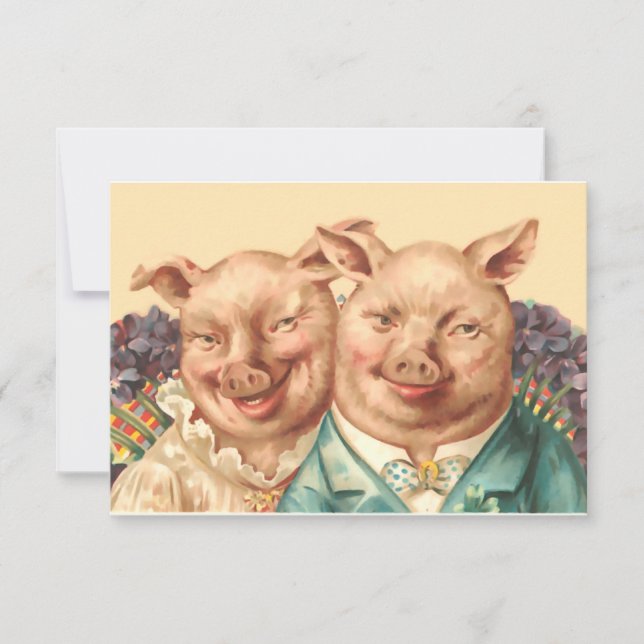 The Handsome Pig Couple (Front)