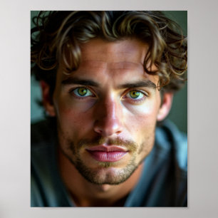 The handsome young American man Poster